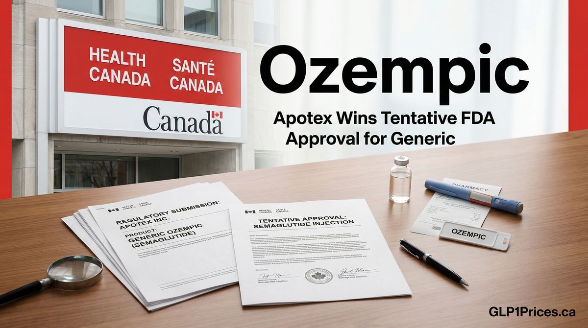 Apotex Wins Tentative FDA Approval for Generic Ozempic