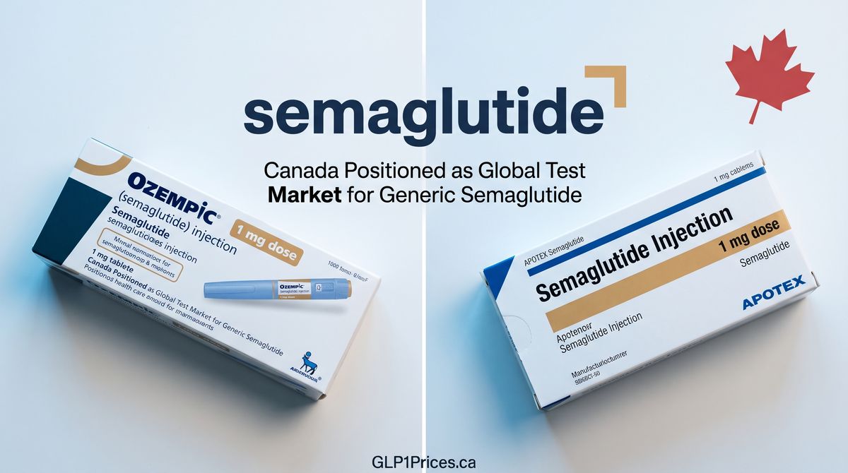 Canada Positioned as Global Test Market for Generic Semaglutide