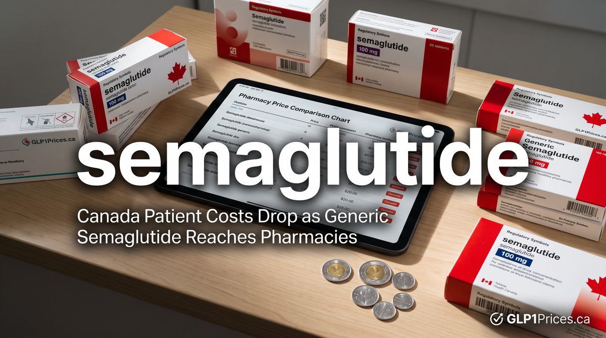 Canada Patient Costs Drop as Generic Semaglutide Reaches Pharmacies