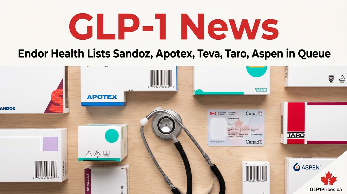sandoz semaglutide Endor Health Lists Sandoz, Apotex, Teva, Taro, Aspen in Queue | GLP1Prices