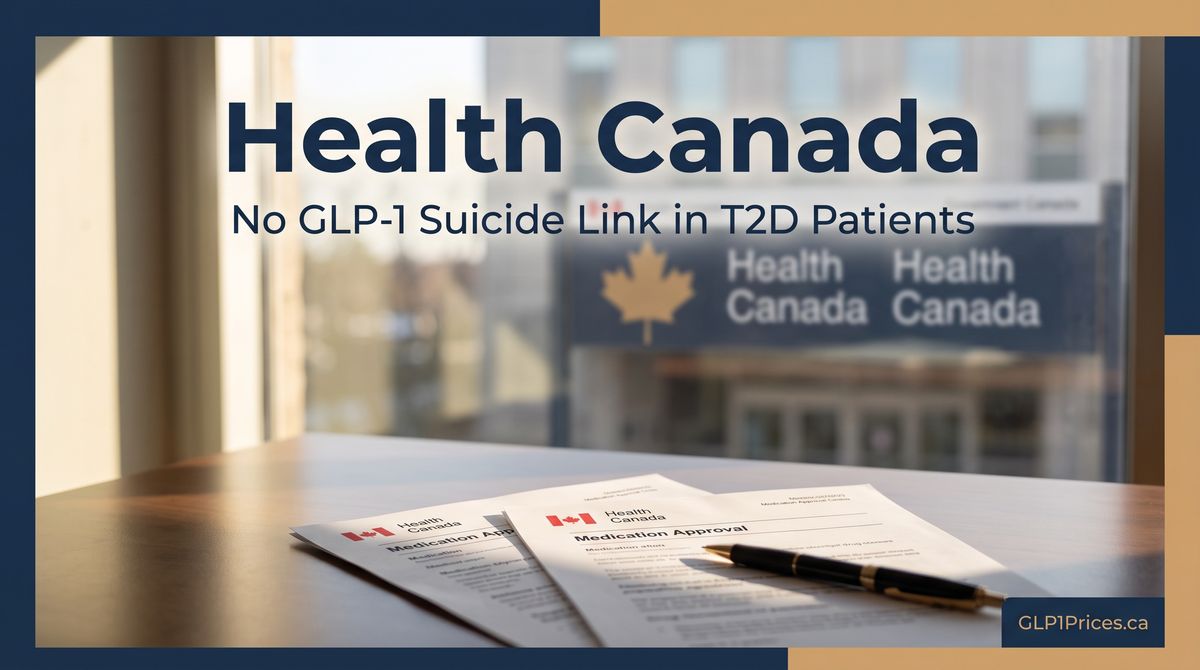 Health Canada Safety Review: No GLP-1 Suicide Link in T2D Patients