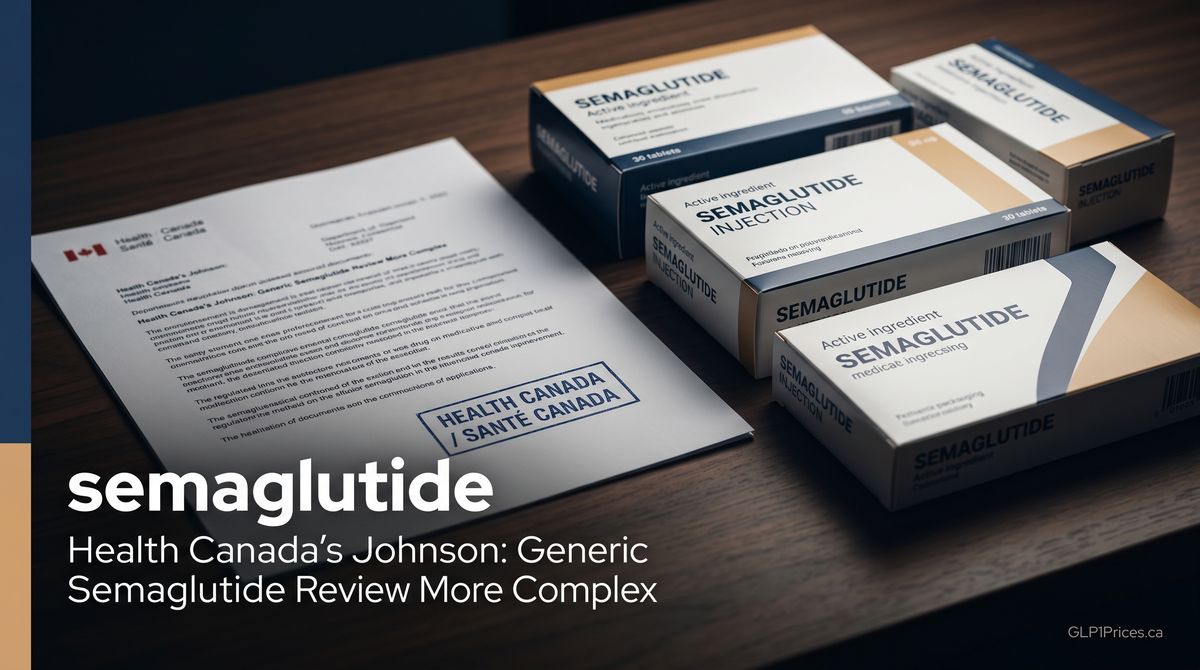 Health Canada's Johnson: Generic Semaglutide Review More Complex