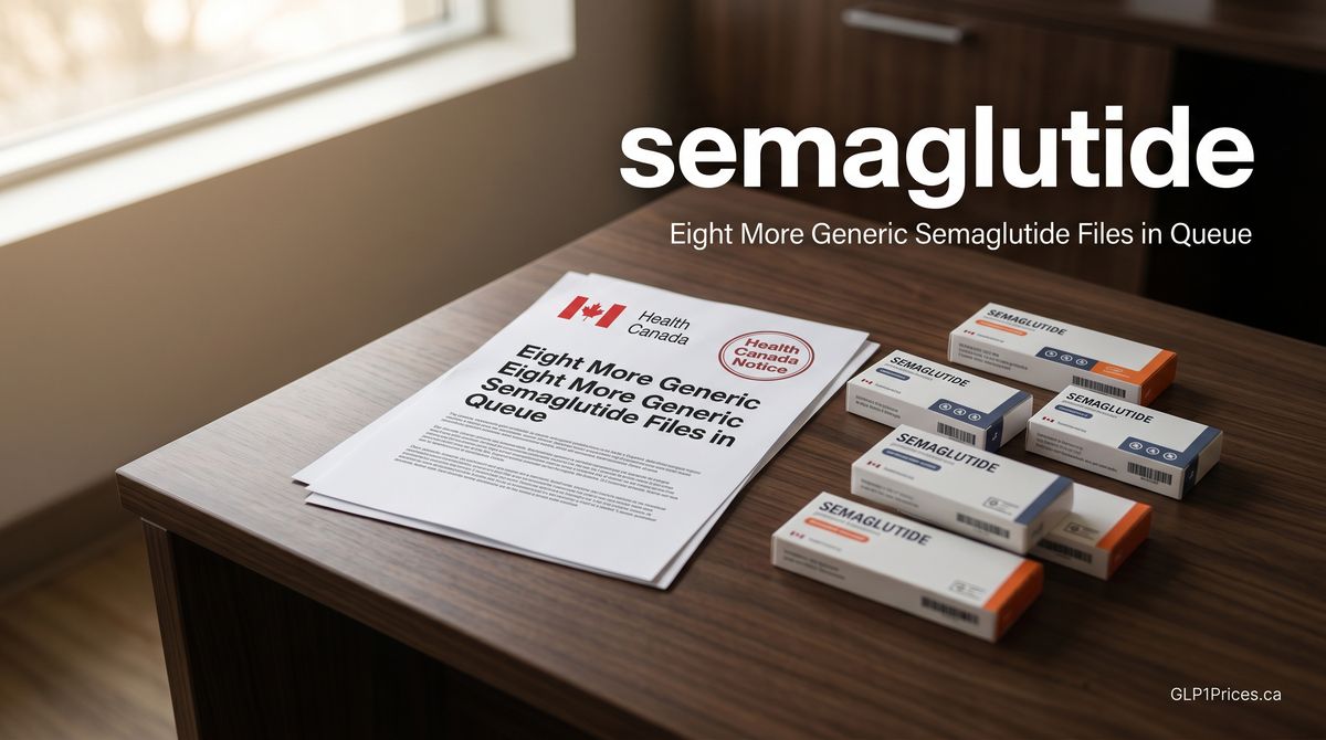Health Canada Notice: Eight More Generic Semaglutide Files in Queue
