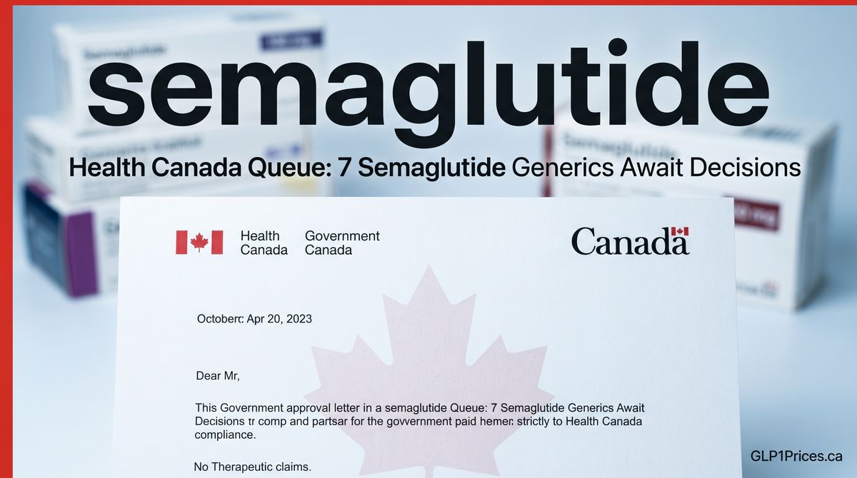 Health Canada Queue: 7 Semaglutide Generics Await Decisions