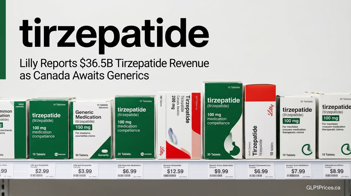 Lilly Reports $36.5B Tirzepatide Revenue as Canada Awaits Generics