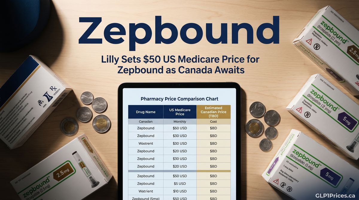 Lilly Sets $50 US Medicare Price for Zepbound as Canada Awaits