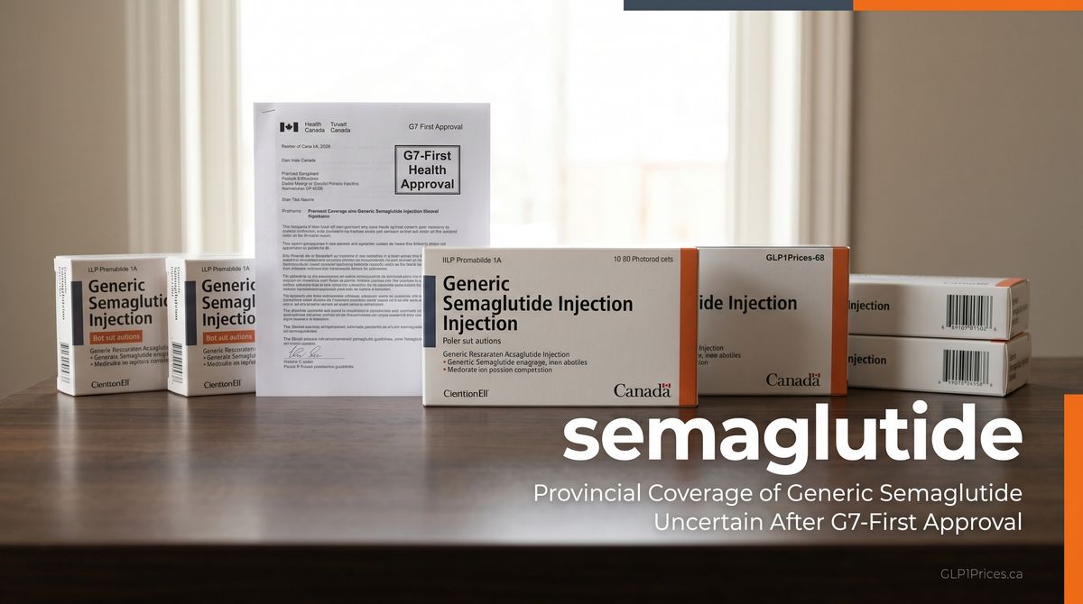 Provincial Coverage of Generic Semaglutide Uncertain After G7-First Approval