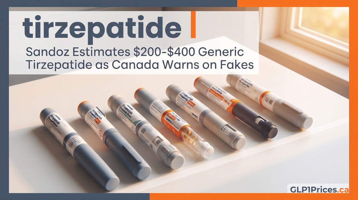 Sandoz Estimates $200-$400 Generic Tirzepatide as Canada Warns on Fakes