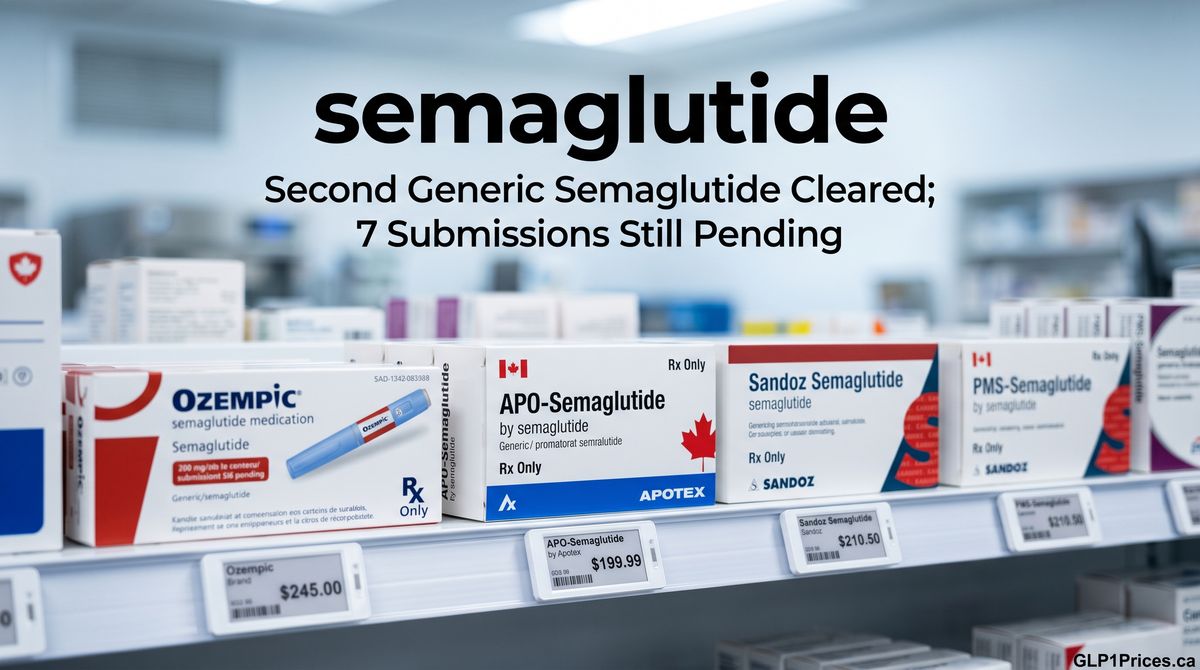 Second Generic Semaglutide Cleared; 7 Submissions Still Pending