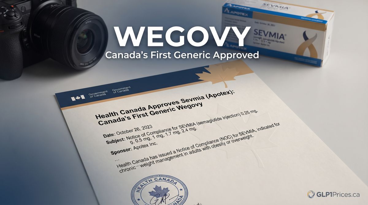 Health Canada Approves Sevmia (Apotex): Canada’s First Generic Wegovy