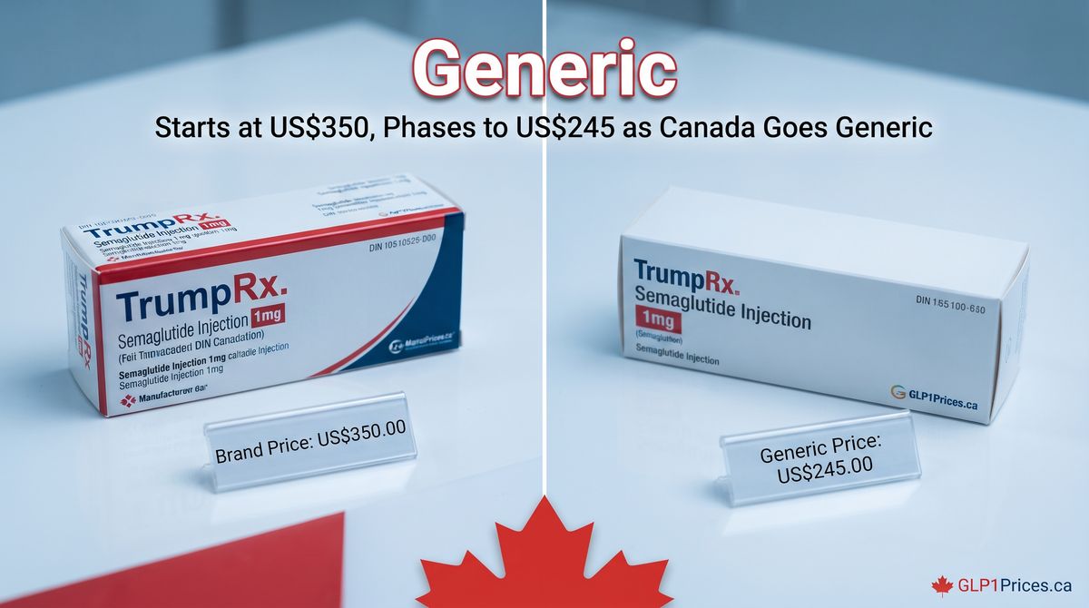 TrumpRx Starts at US$350, Phases to US$245 as Canada Goes Generic