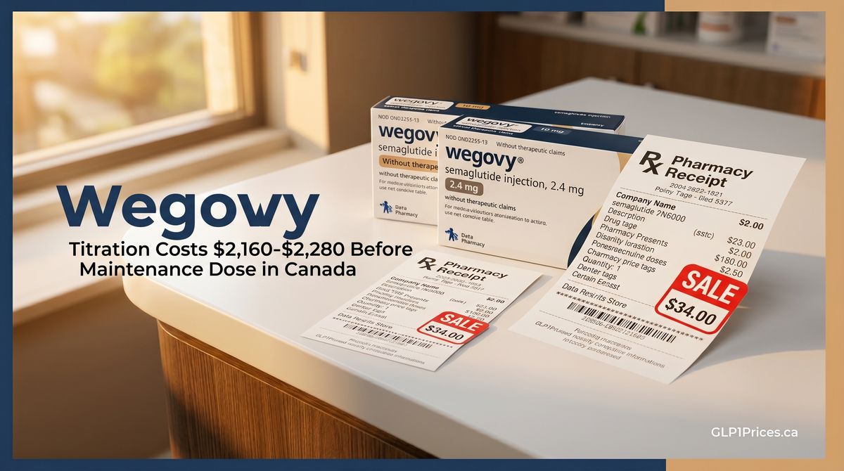Wegovy Titration Costs $2,160-$2,280 Before Maintenance Dose in Canada